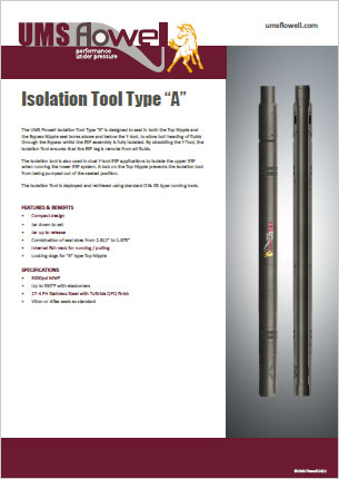Isolation Tool Type "A"