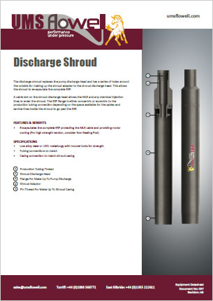 Discharge Shroud Data Sheet